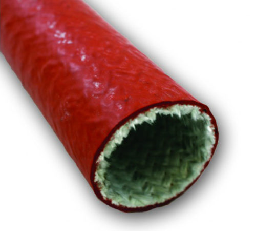 pyrosleeve silicone rubber braided fiberglass firesleeve tubing
