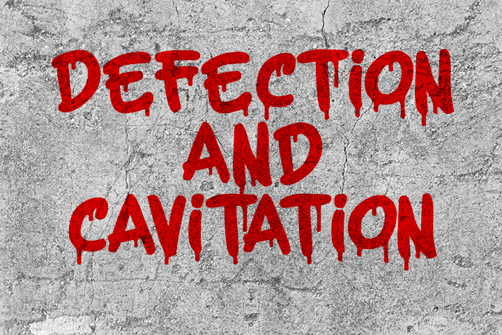 Deflection and Cavitation