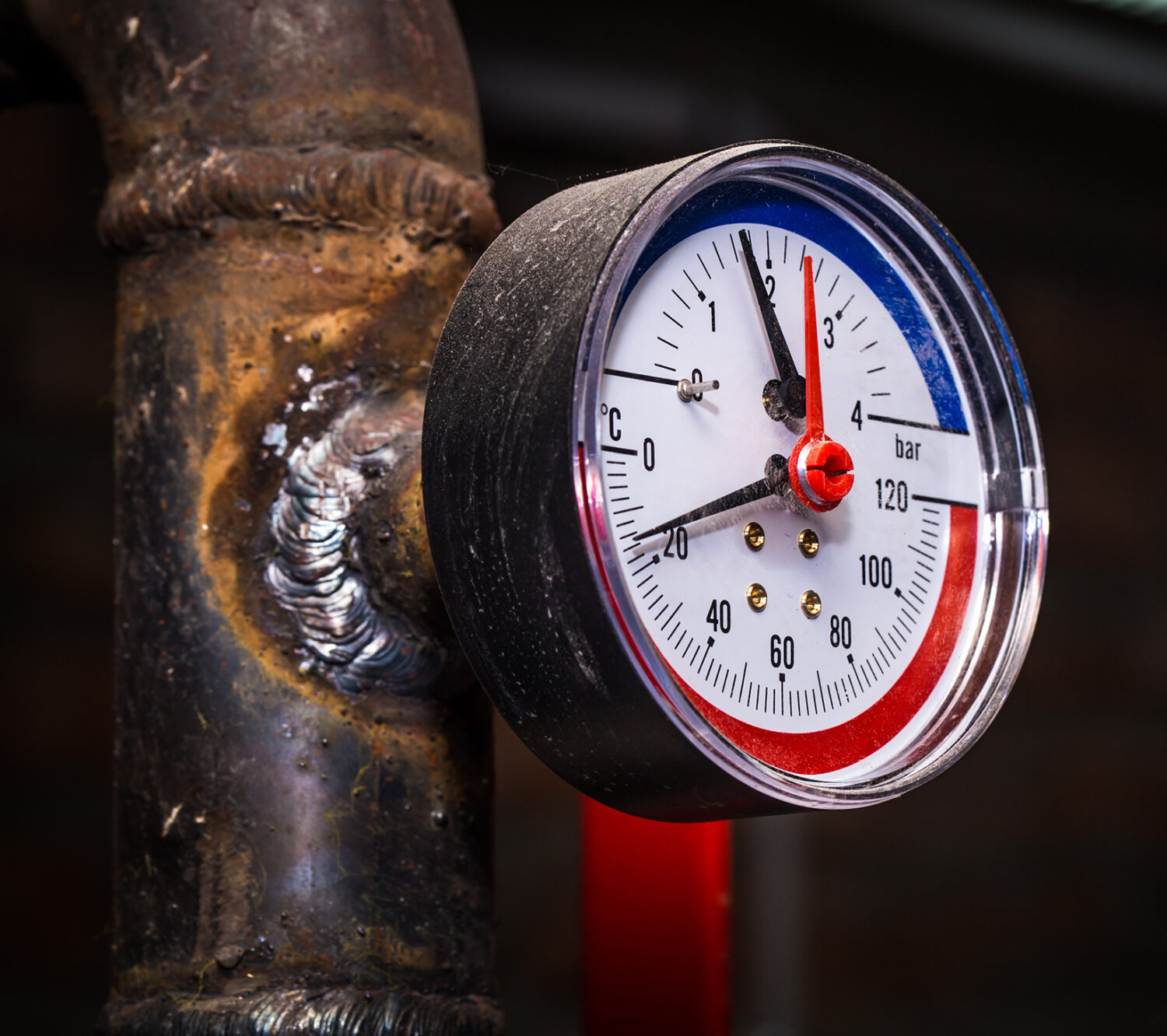 Pressure and Temperature Gauge
